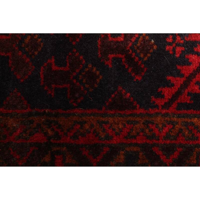 ECARPETGALLERY Hand-knotted Teimani Dark Navy Wool Rug - 2'11 x 4'9