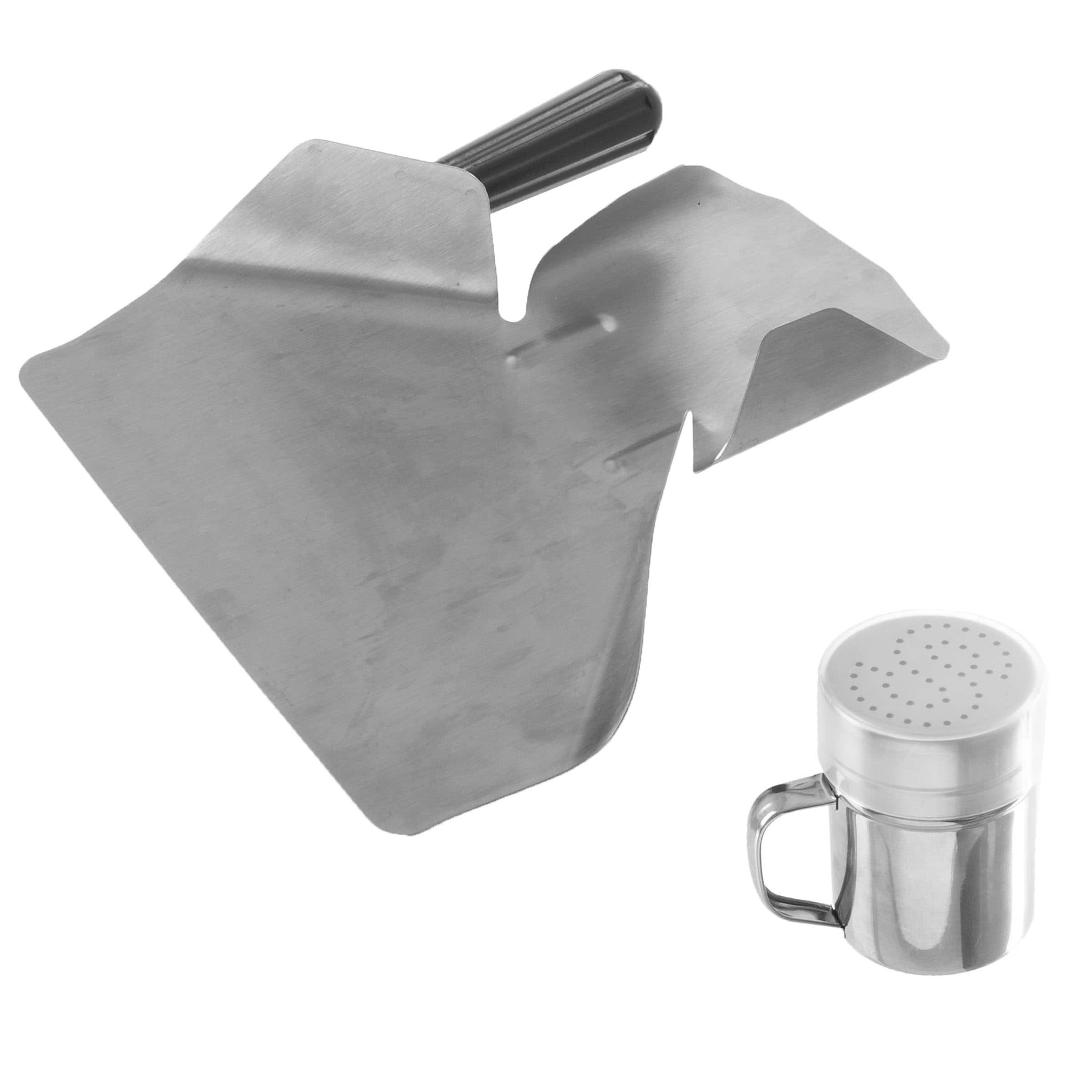 Great Northern Popcorn Scoop and Seasoning Shaker Set – 2-Piece Stainless-Steel Serving Accessories Kit