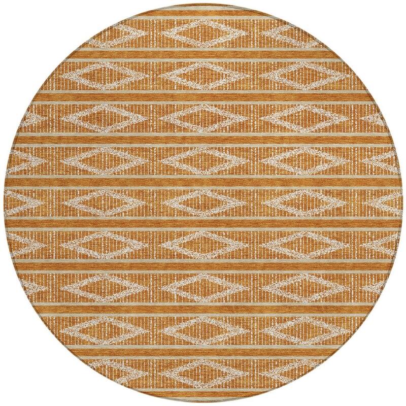 HomeRoots Geometric Transitional Rectangle Outdoor Rug