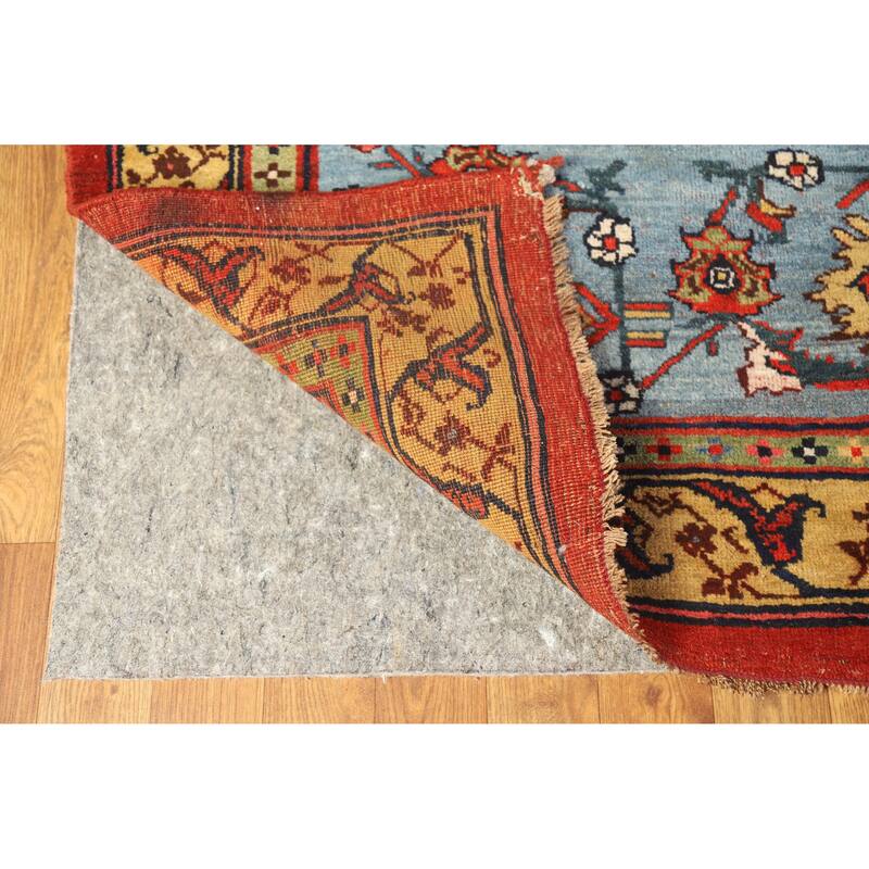 Hand Knotted Oriental 100% Wool Carpet Traditional Floral Red Bidjar Area Rug - 18' 11'' X 11' 7''