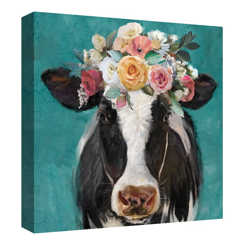 Fancy Cows I, II by Studio Arts Canvas Art Prints