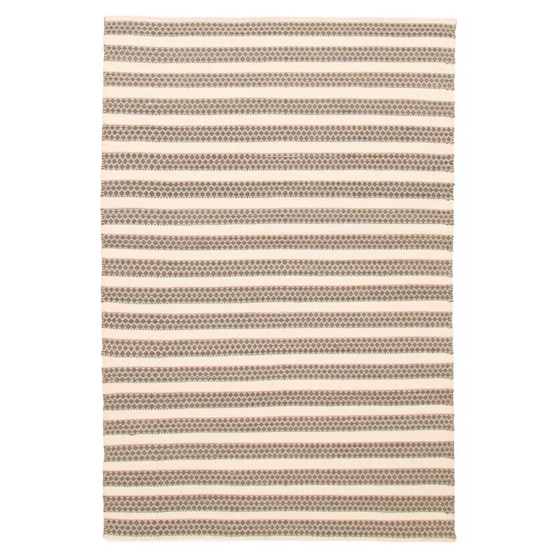 Nevada Grey Kilim 5'2" x 8'0" - 5'2 x 8'0 - Grey - 5'2 x 8'0