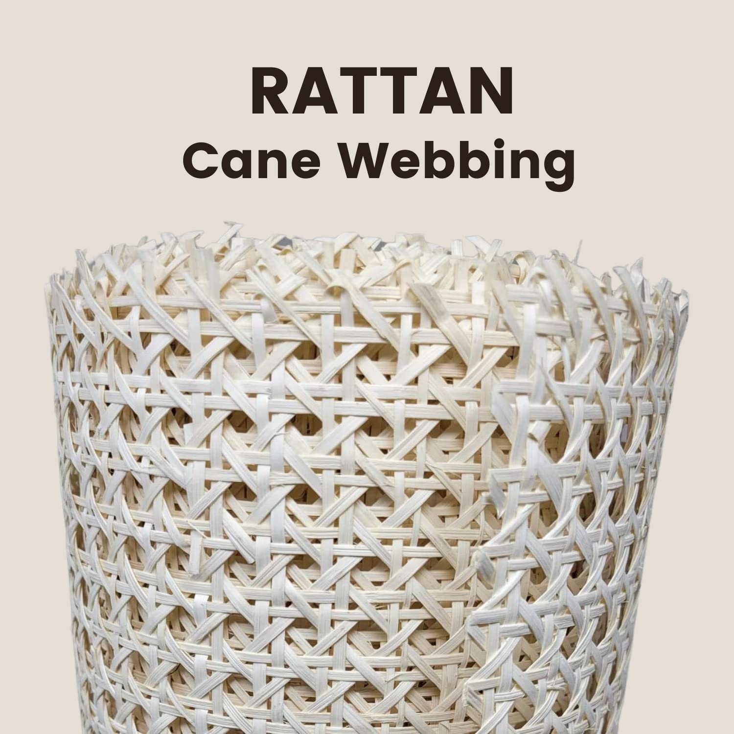 16'' Width - Rattan Hexagon Webbing