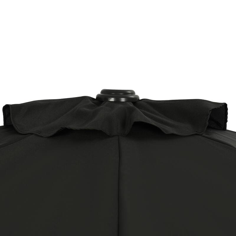 Island Umbrella Lanai 9-ft Half Umbrella With Polyester Canopy