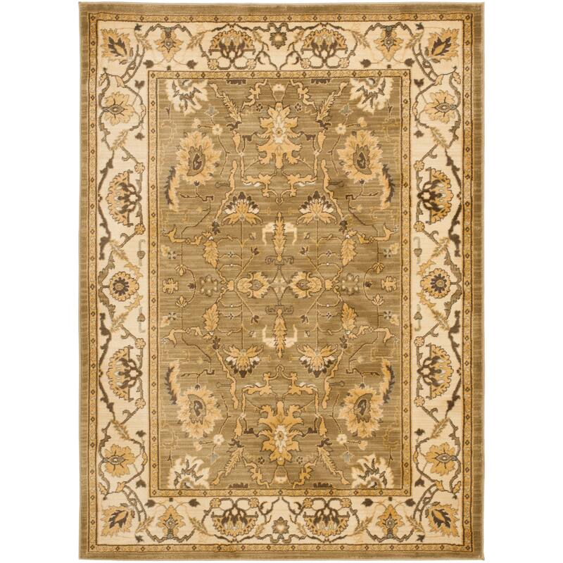 Lauren Ralph Lauren Sheffield Traditional Rug - 2'6" x 4' - Green/Creme
