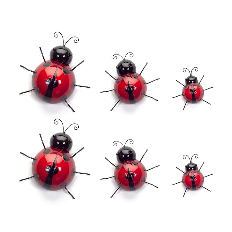 Wall Mountable Ladybugs (Set of 6)