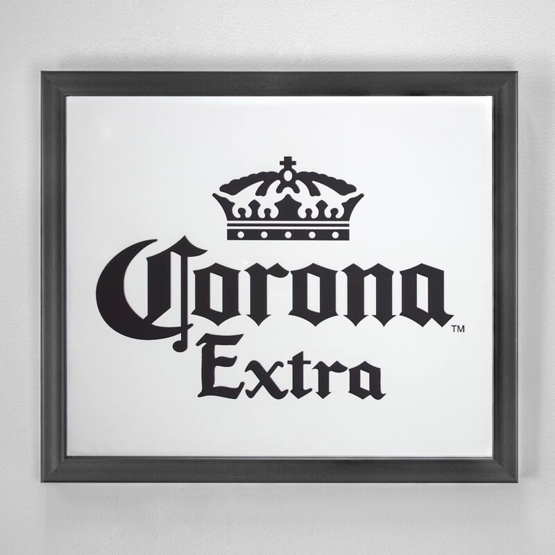 Corona Extra Screen Printed Mirror - Black