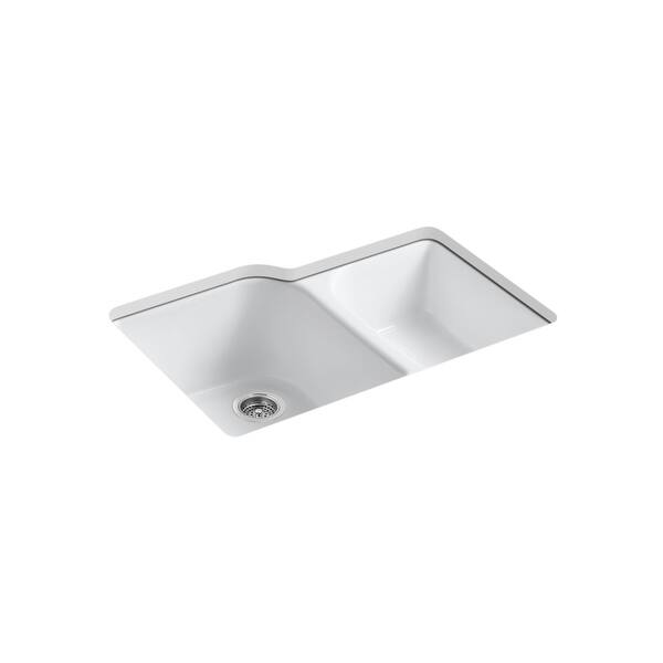 Kohler Executive Chef™ Undermount Large/Medium, High/Low DoubleBowl