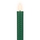preview thumbnail 12 of 16, LED Flickering Flameless Taper Honeycomb Christmas Candles - 9.5" - Set of 2