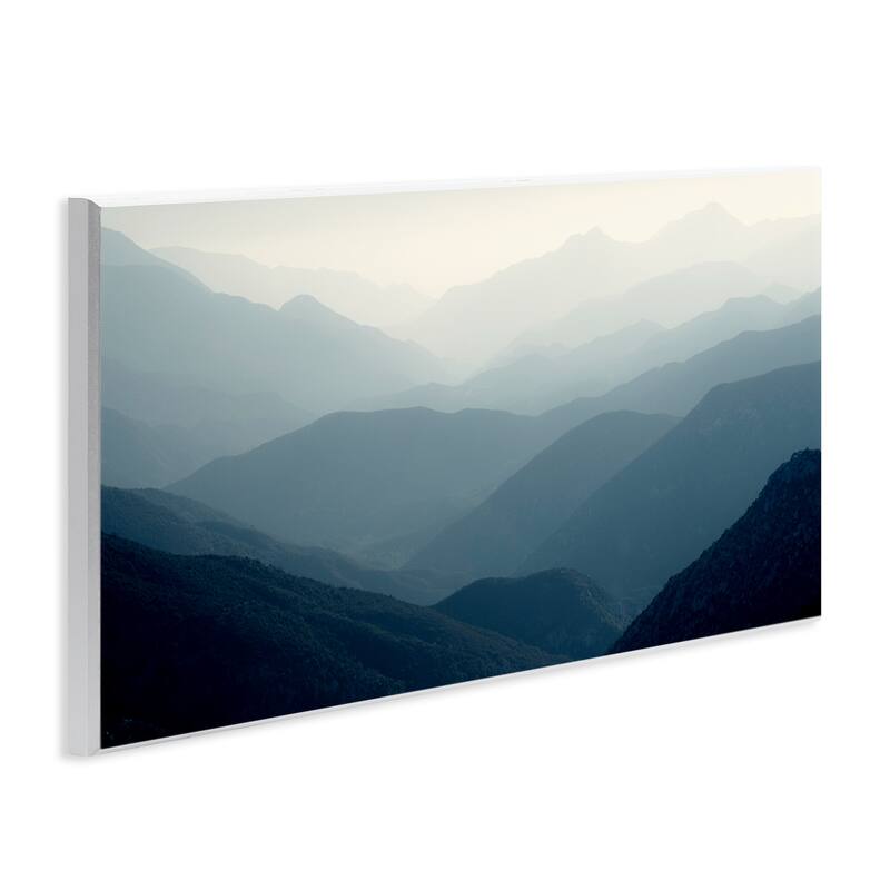 Stupell Foggy Blue Mountains Wall Plaque Art Design By Gemma Bardot