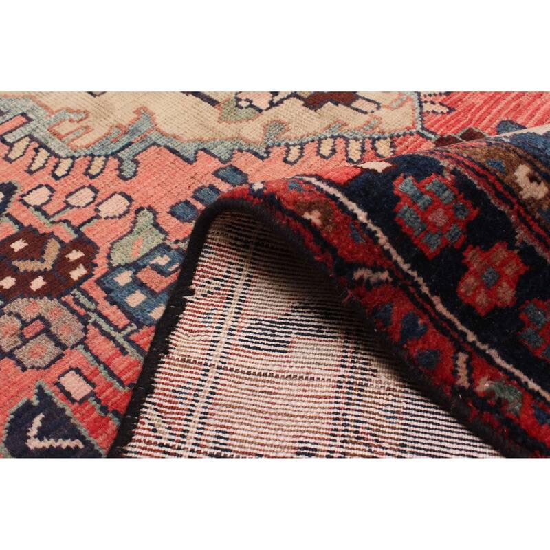 ECARPETGALLERY Hand-knotted Andelz Light Red Wool Rug - 3'7 x 9'6