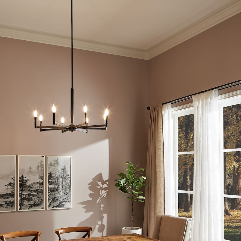 Daxley Chandelier Ceiling Light - Matte Black