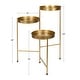 preview thumbnail 56 of 86, Kate and Laurel Finn Metal 3-tier Modern Plant Stand - 16x21x30