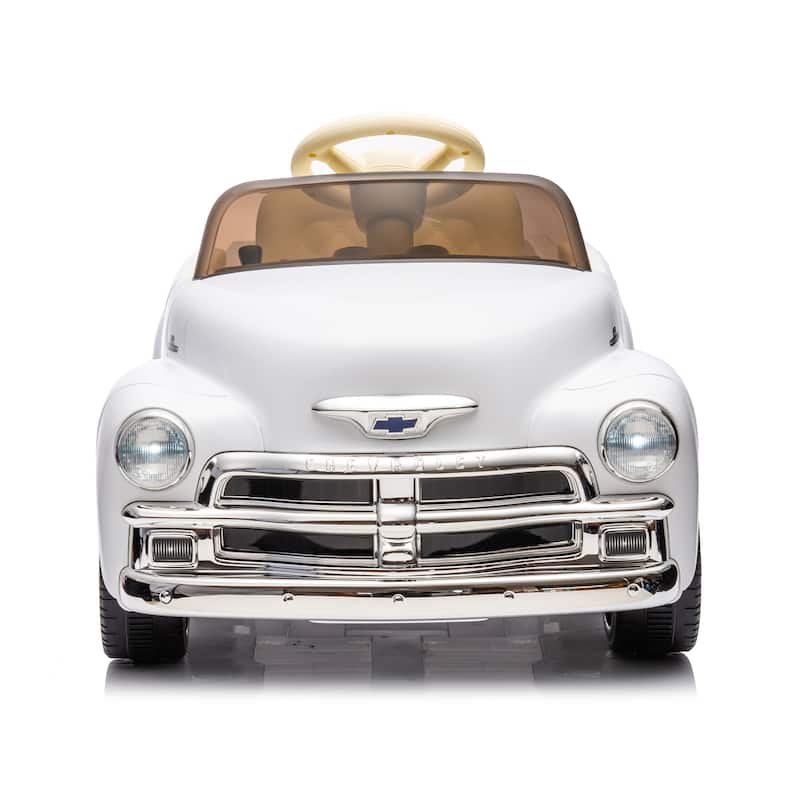 Ride on Truck Car White Ride-On Car Battery Powered Electric Car