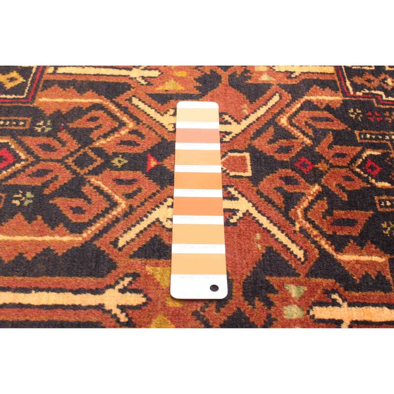 ECARPETGALLERY Hand-knotted Teimani Dark Brown Wool Rug - 2'9 x 4'5