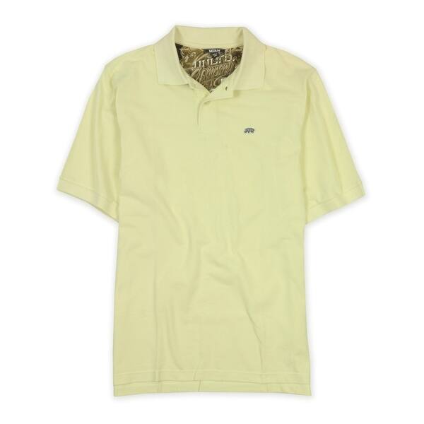 Shop Ecko Unltd Mens Wall Burner Rhino Patch Rugby Polo Shirt