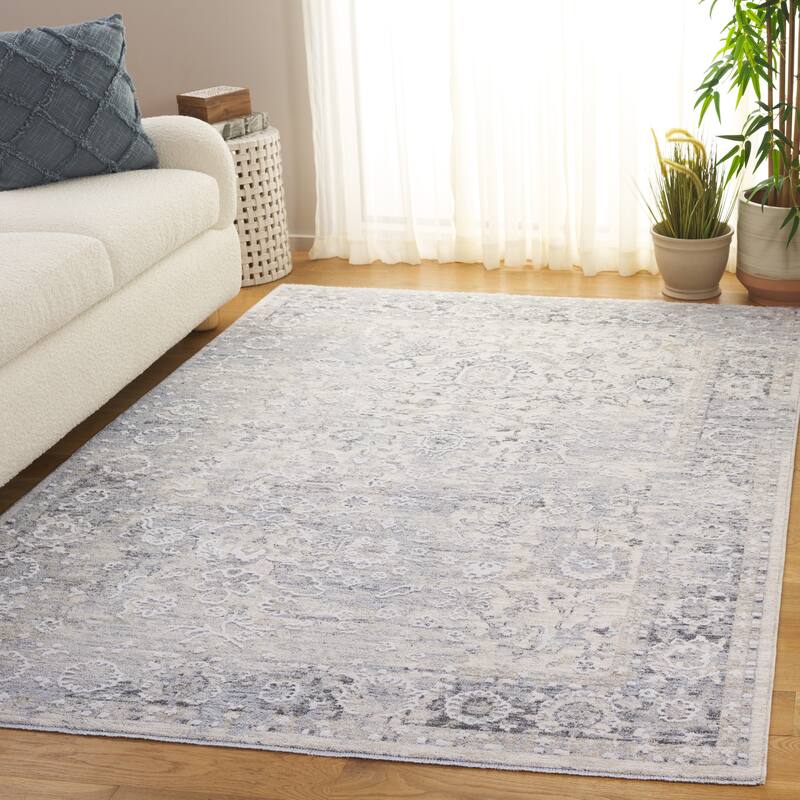 SAFAVIEH Finley Orjola Vintage Distressed Rug - Grey/Beige - 5'3" x 7'6"