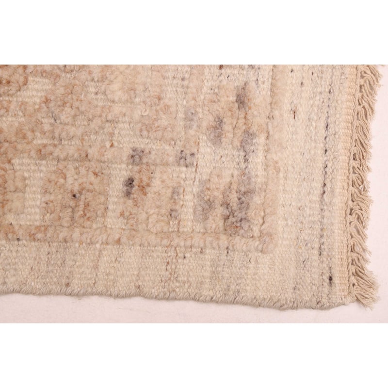 ECARPETGALLERY Hand-knotted Tangier Ivory Wool Rug - 8'4 x 10'3