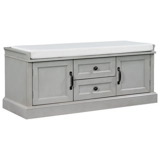 Shoe Bench Retro Racer Shoe Bench, Removable Cushion Bench, Retro Storage Bench - Bed Bath ...