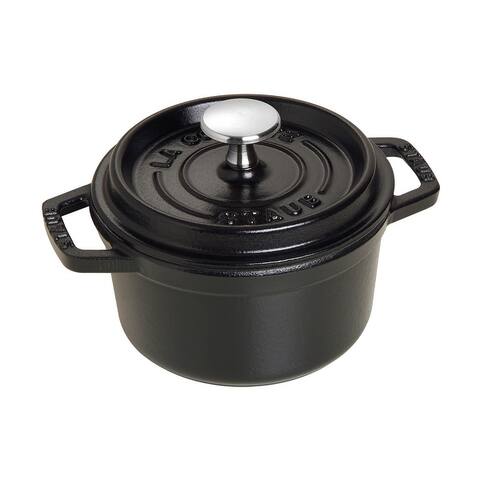 STAUB Cast Iron 0.75-qt Round Cocotte