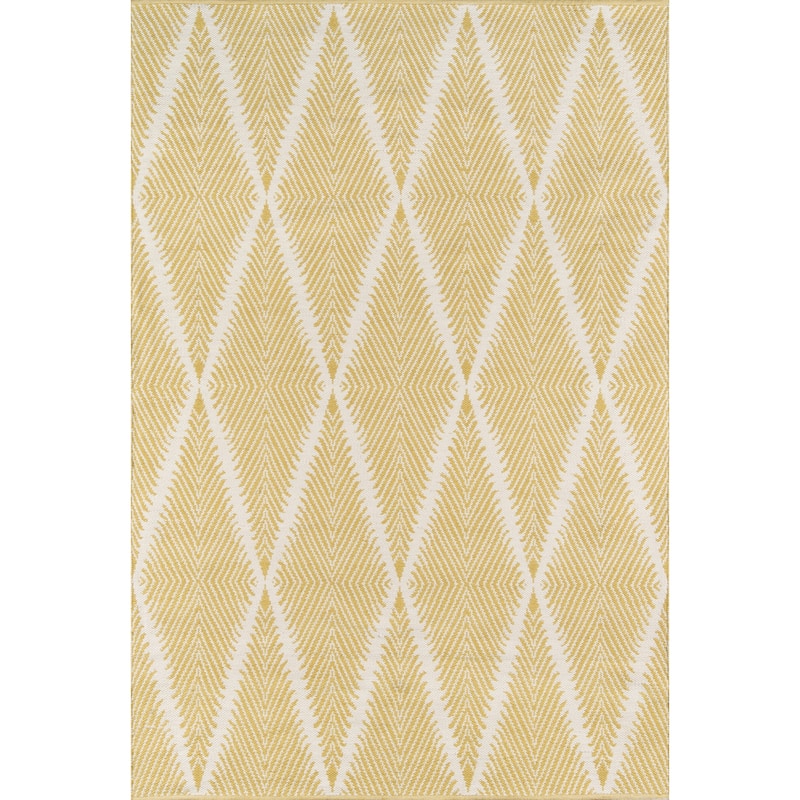 Erin Gates by Momeni River Beacon Hand Woven Indoor Outdoor Rug - 2' x 3' - Citron