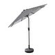 preview thumbnail 70 of 69, Lopes 9-foot Patio Umbrella with Bronze Finish Base Weight Stand Included