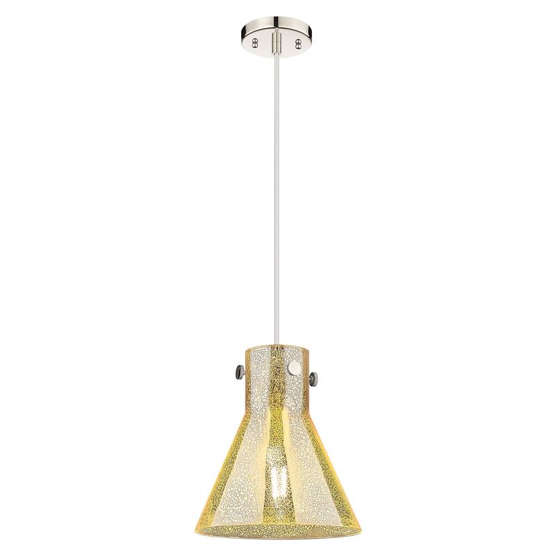 Innovations Lighting 410-1PM-G411-10ME Newton Cone 10" Wide Cord Hung