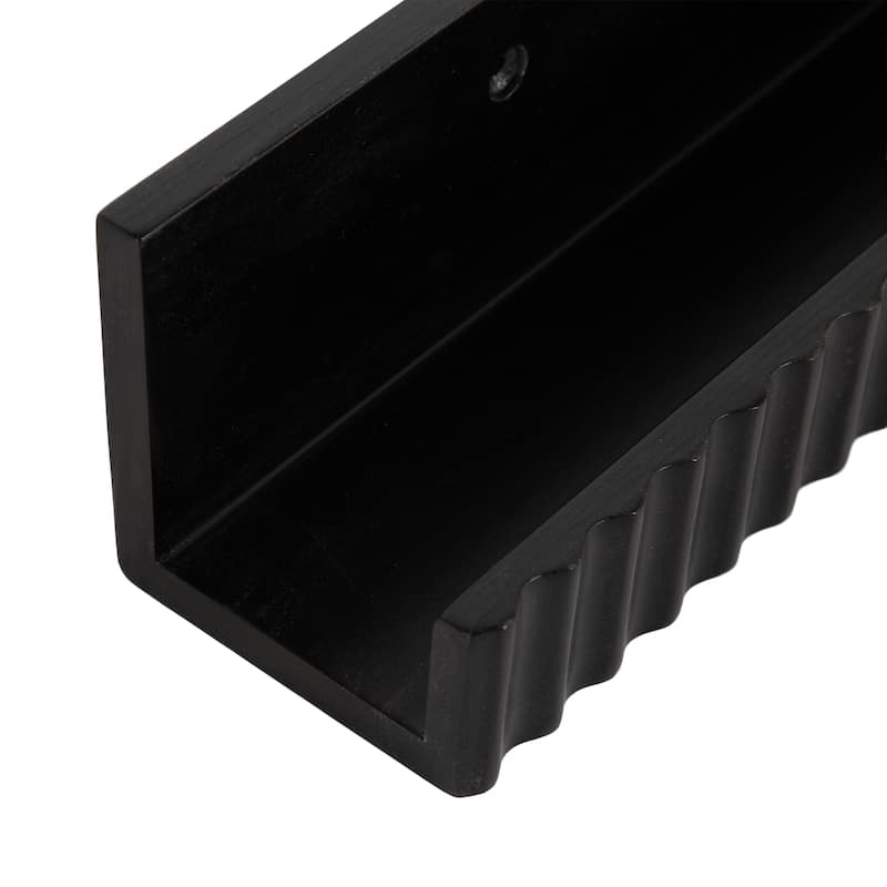 Kate and Laurel Furrow Ledge Shelf Set.