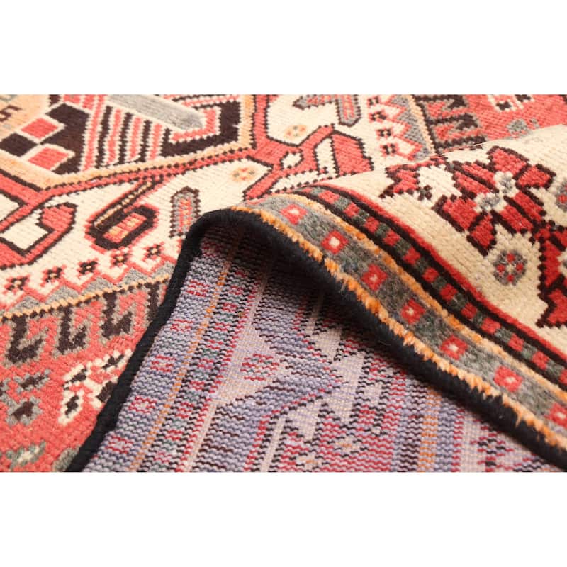 ECARPETGALLERY Hand-knotted Konya Anatolian Light Red Wool Rug - 3'10 x 8'9