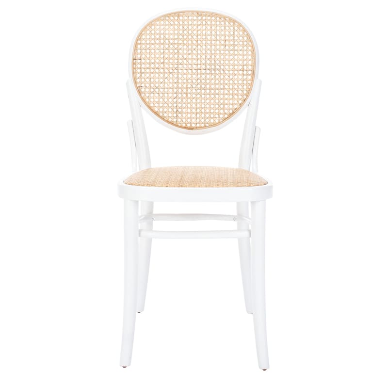 SAFAVIEH Willia Modern Natural Cane Dining Chair (Set of 2) - 21.1" x 15.7" x 31.9" - 21"Wx16"Dx32"H