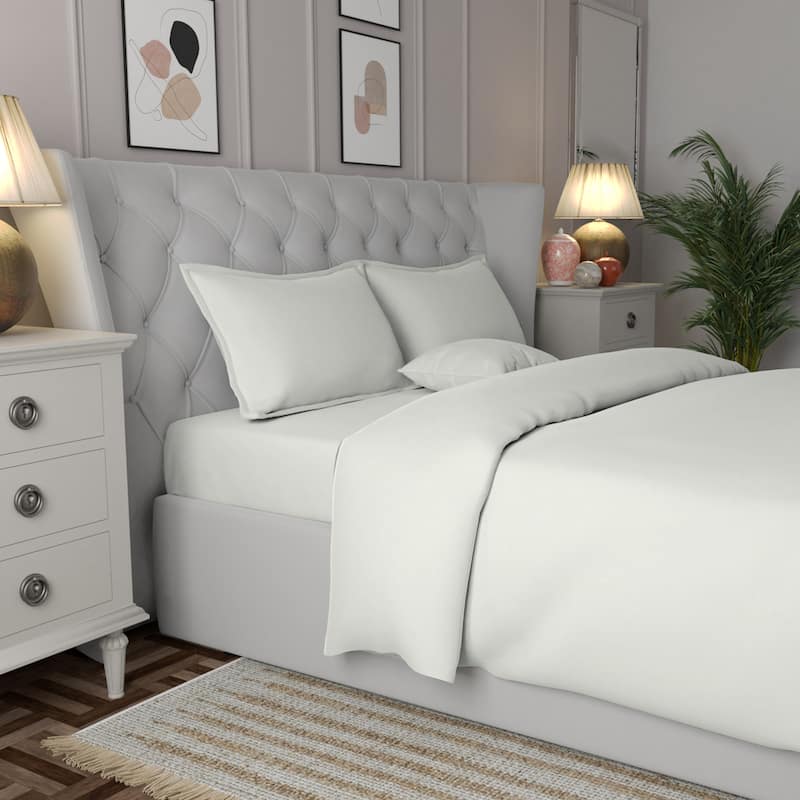Purity Home Sateen 3 Piece Duvet Cover Set