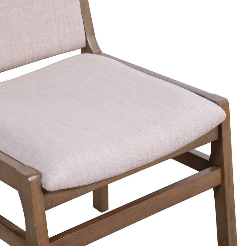 Christopher Knight Home - Modern Contemporary Upholstered Armless Dining Chairs Set with Seat and Back Cushion