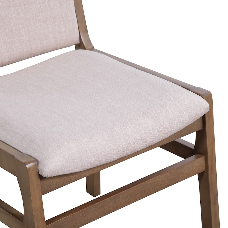 Christopher Knight Home - Rustic Extendable Dining Set with X-Frame Table and Upholstered Armless Dining Chairs