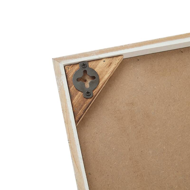 Madison Park Mandal Panel Two-tone Geometric 3-piece Wood Wall Decor Set