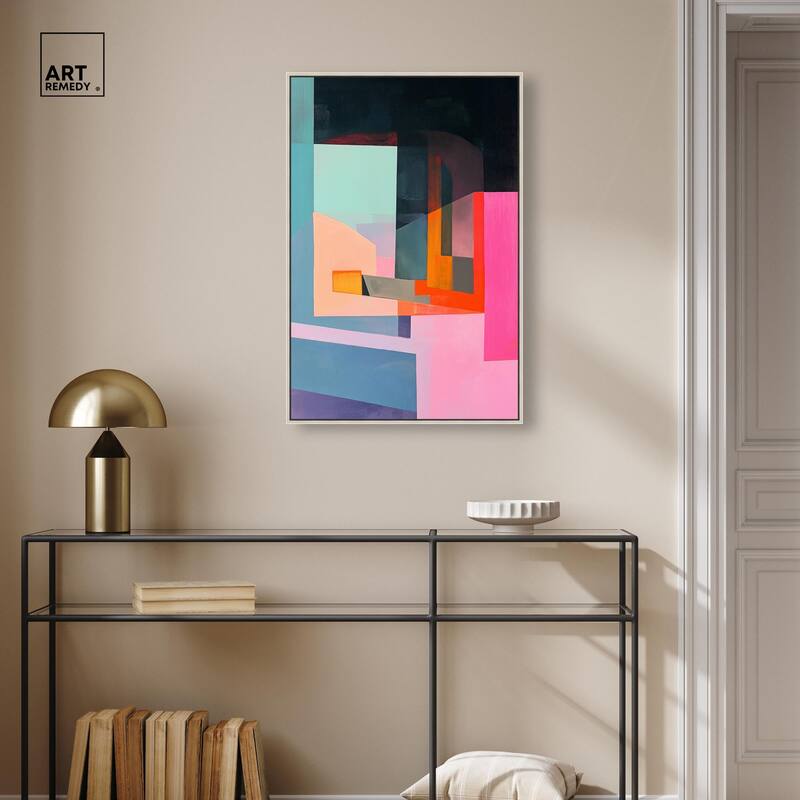 Color Blocks I Canvas by Art Remedy