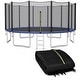 preview thumbnail 1 of 8, Gymax 16FT Trampoline Safety Net Replacement Protection Enclosure Net Kids