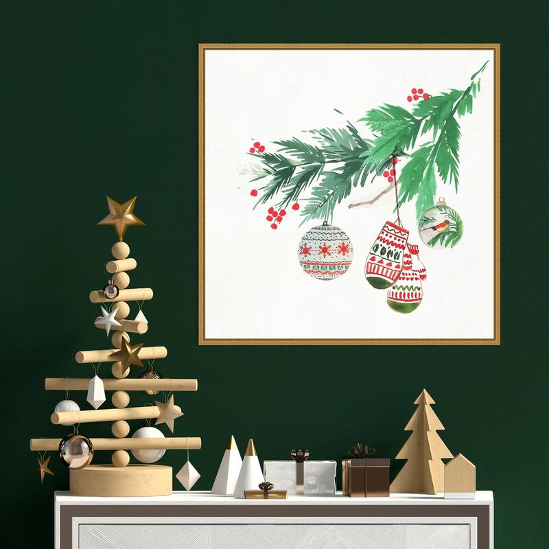 Christmas Morning by PI Studio Framed Canvas Wall Art