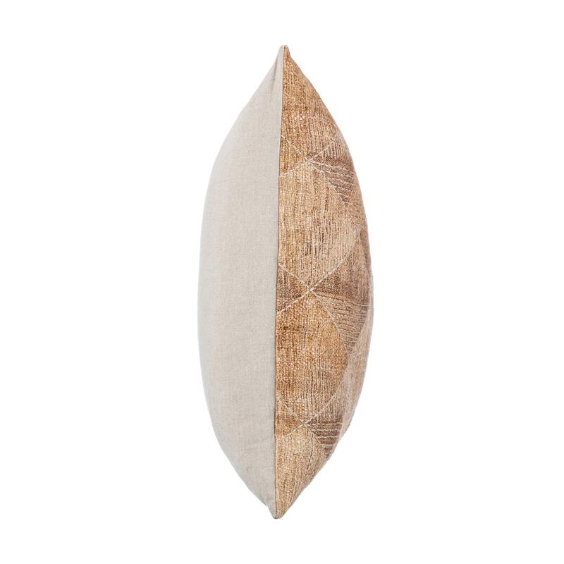 Rev Cotton Blend Throw Pillow