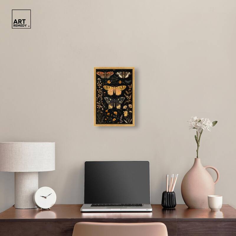 Winged Visitors II Canvas by Art Remedy