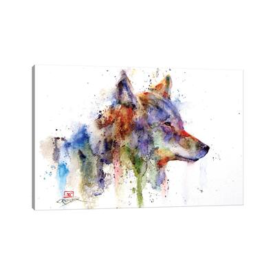 iCanvas "Coyote" by Dean Crouser Canvas Print