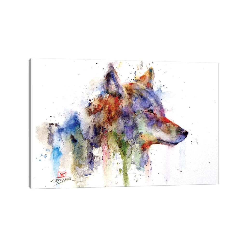 iCanvas "Coyote" by Dean Crouser Canvas Print