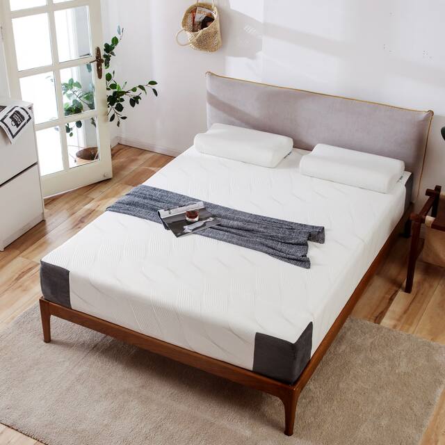10 Inch Hybrid Mattress, Cooling Memory Foam Spring Sleep & Pressure Relief And Medium-Firm Mattress, CertiPUR-US Certified - King