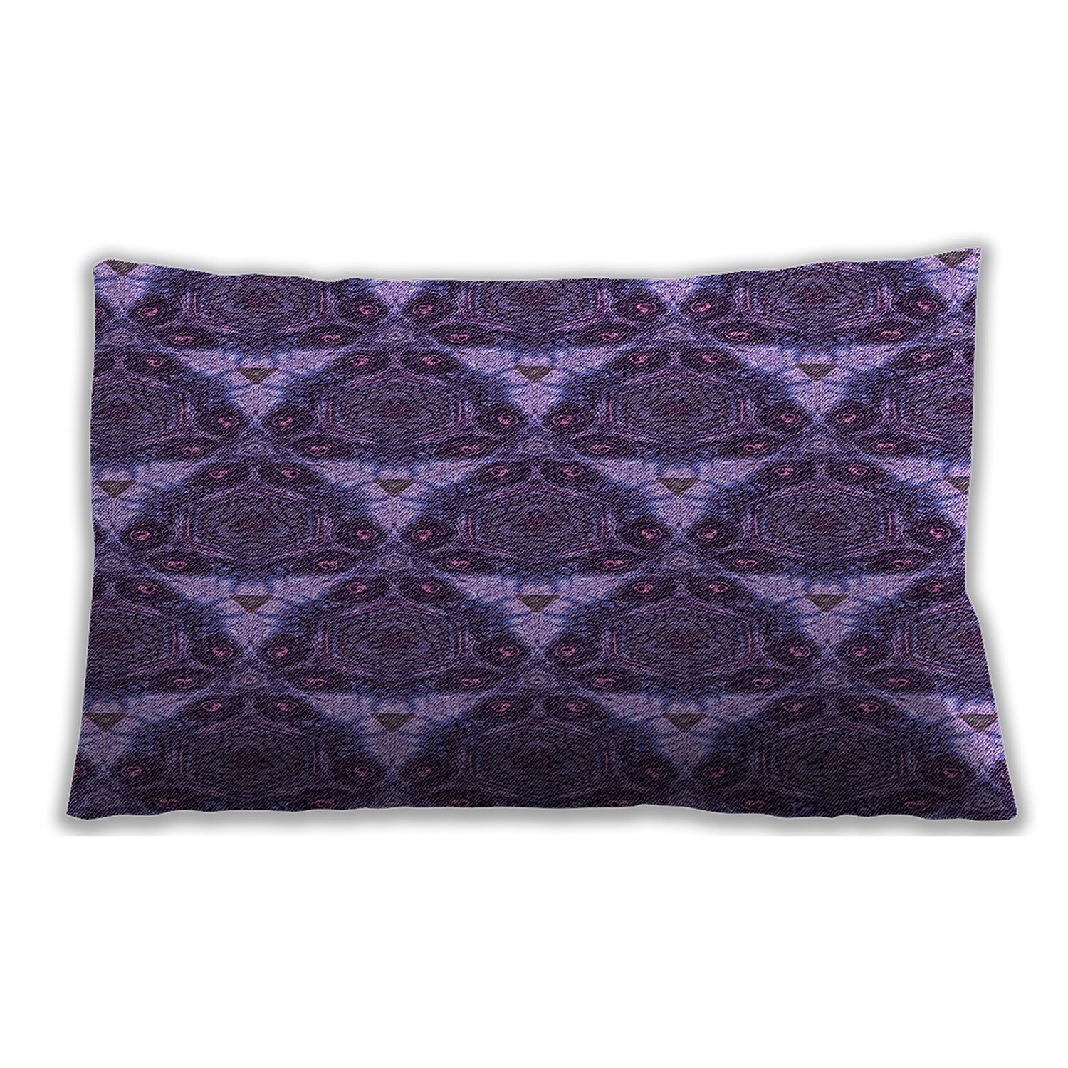 Ahgly Company Patterned Indoor Outdoor Purple Lumbar Throw Pillow Bed Bath Beyond 40089649