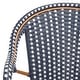 preview thumbnail 43 of 68, SAFAVIEH California Outdoor Bistro 26-inch Counter Stool with Arms - 23" W x 26" D x 43" H