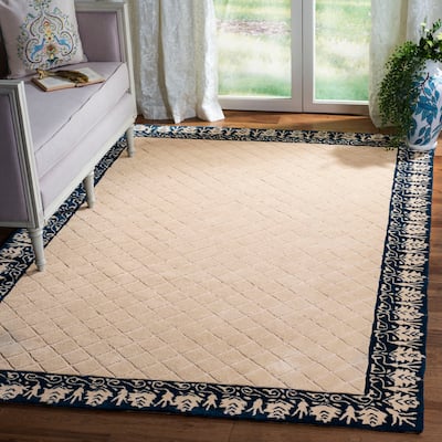 SAFAVIEH Handmade Total Performance Jamilah Oriental Trellis Rug