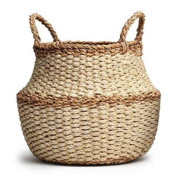 Shop The Curated Nomad Gallowridge Ivory Handmade Storage Basket with ...
