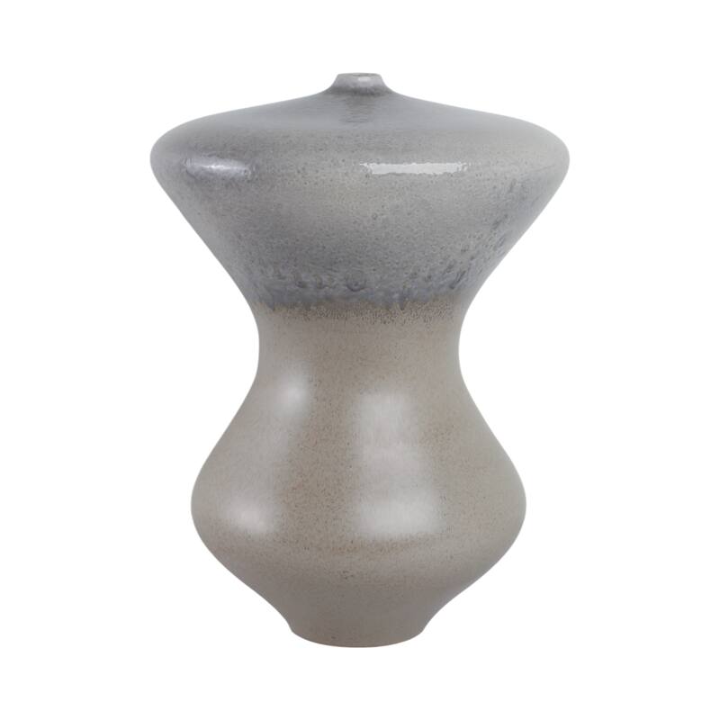 Pottery Vase Sculptural Curved Silhouette Handcrafted Artesa Trend