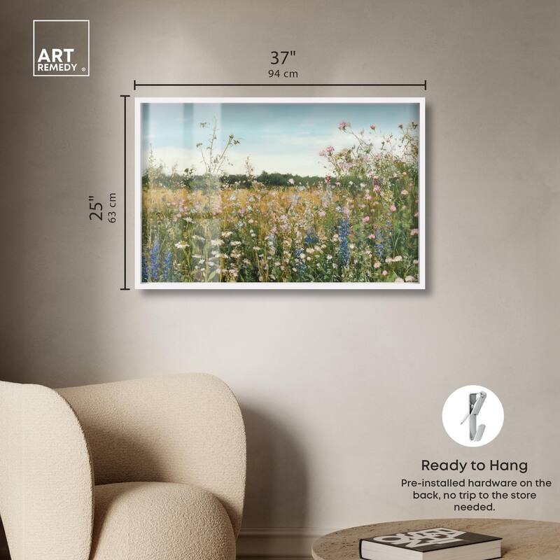 Glimmering Glade Garden II Shadowbox by Art Remedy