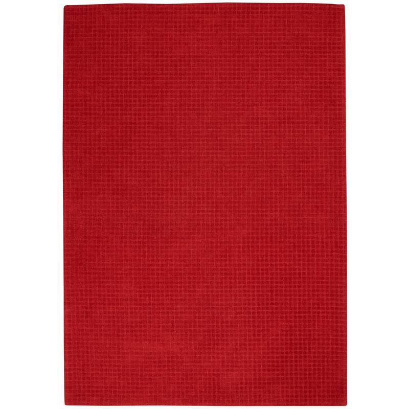 Calvin Klein Las Vegas Textured Area Rug - 4' x 6' - Red - Rectangle
