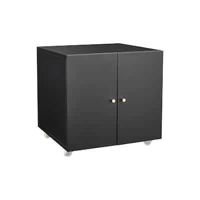Mobile Printer Tables With Storage Metal Printer Stand Rolling File Cabinet With Doors And Adjustable Shelf